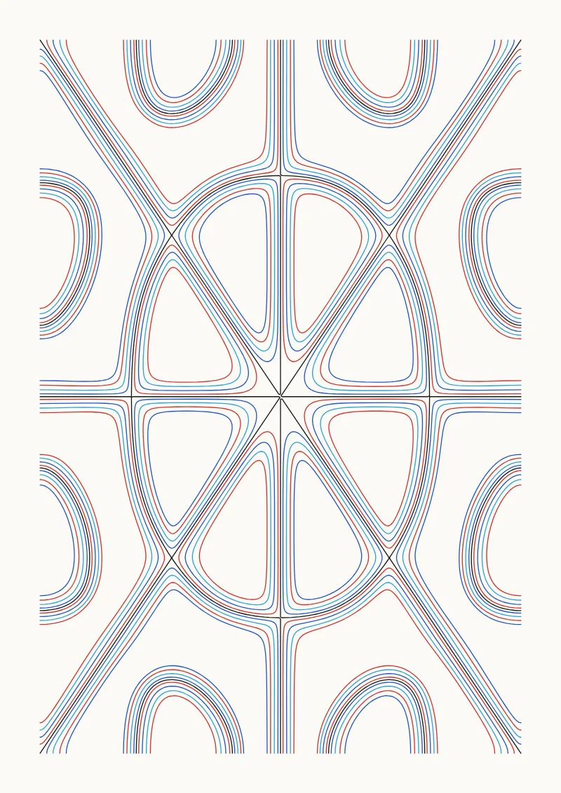 Chladni pen plotter drawing with the default settings